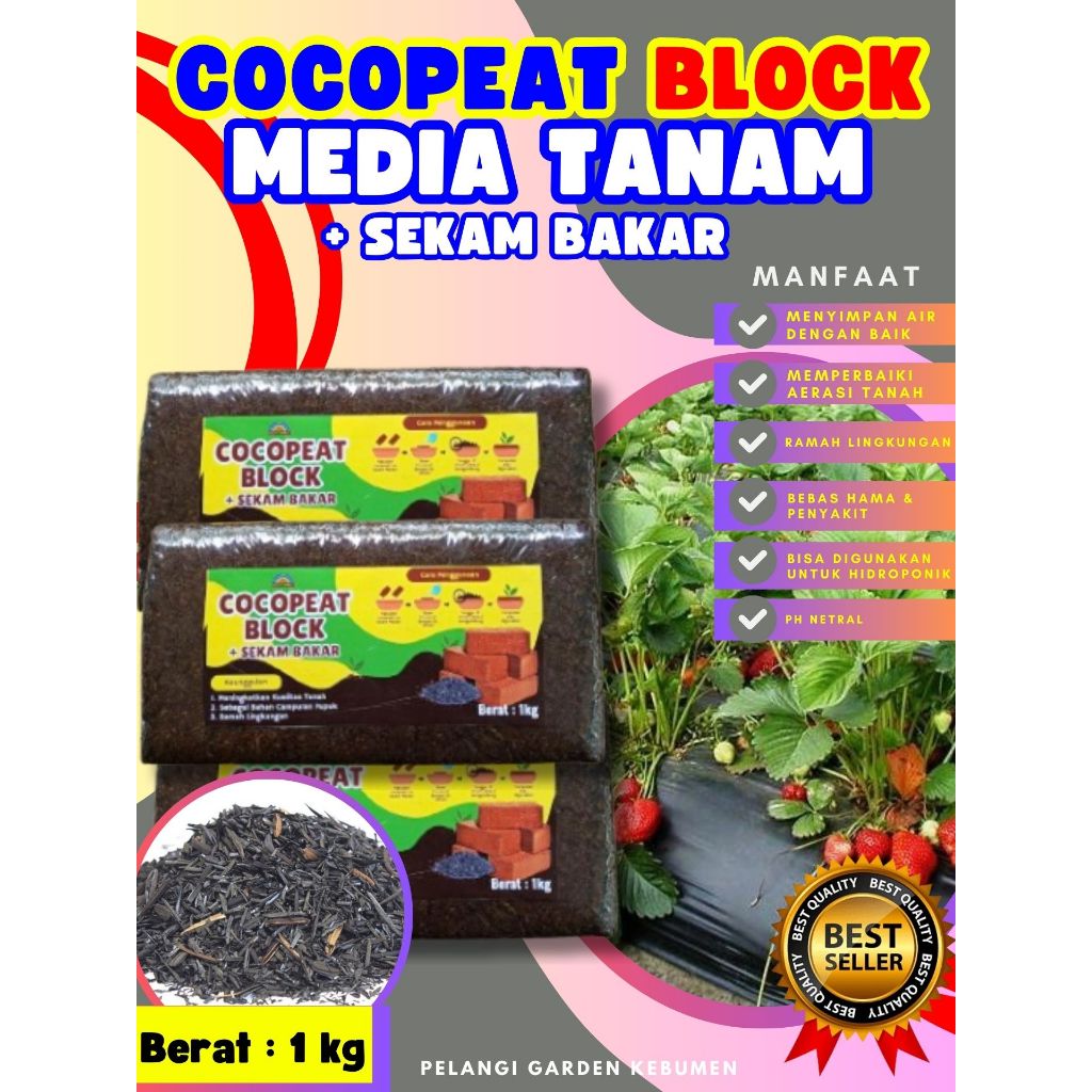 BEBAS JAMUR  Cocopeat Grade A, Cocopeat Halus, Cocopeat Hidroponik