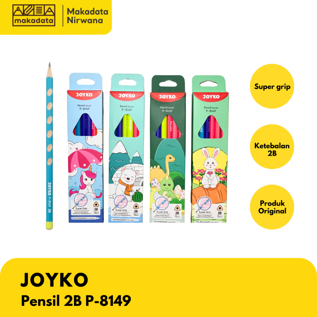 

JOYKO PENCIL / PENSIL 2B P-8149 (1 PACK)