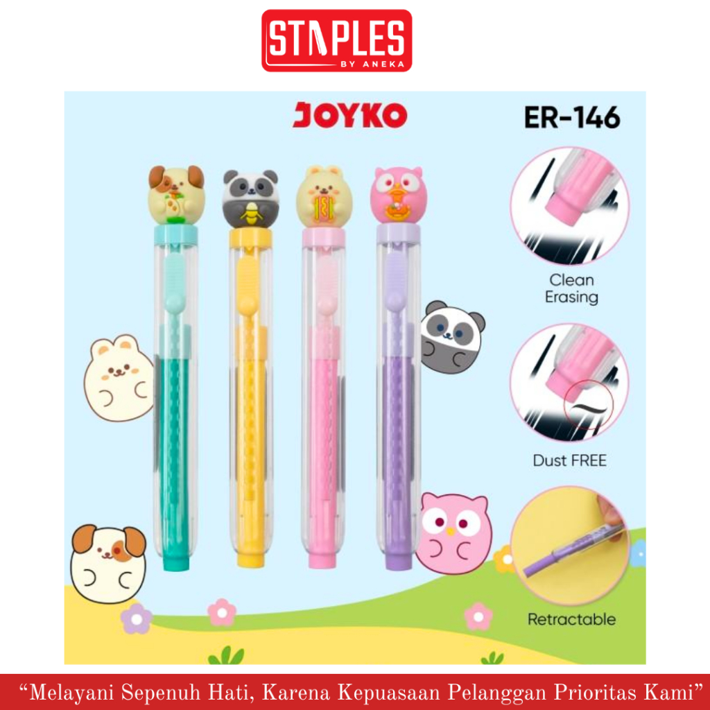 

Penghapus Eraser Joyko ER-146 Animal Kingdom / Penghapus Pensil