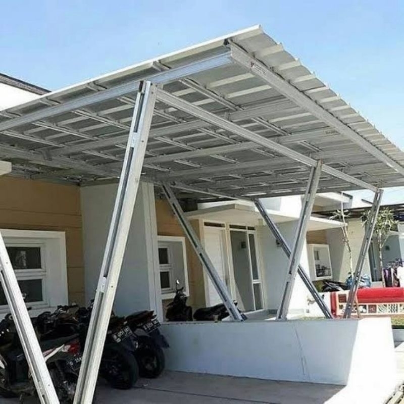 Rangka atap baja ringan kanopi baja ringan