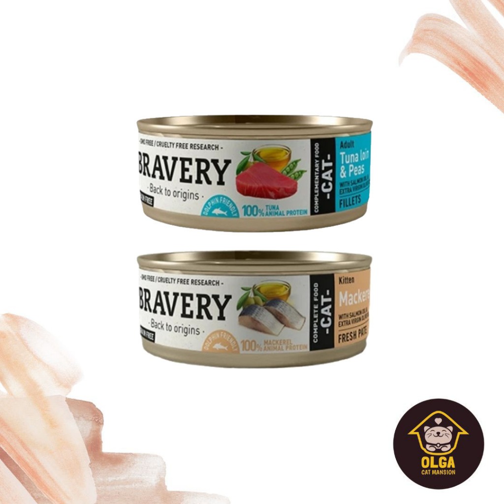 BRAVERY Wet Food for Dogs 80gr / Makanan basah anjing/wet food