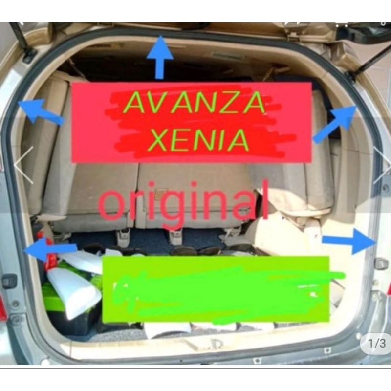 karet bagasi belakang avanza xenia original