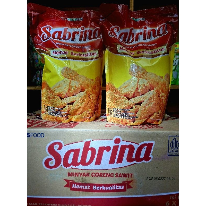 

Minyak goreng Sabrina 2L