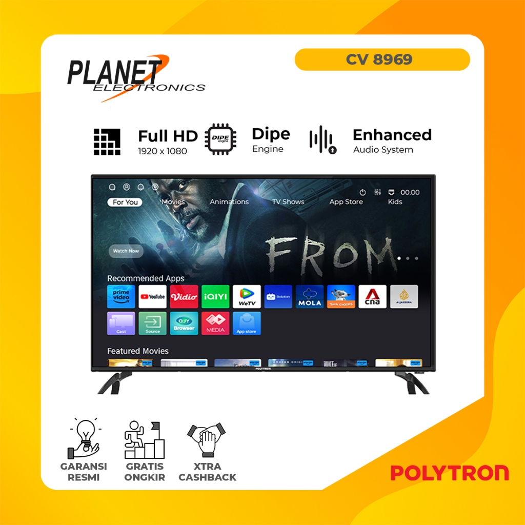 LED TV Polytron 40inch PLD 40 CV 8969 Smart TV