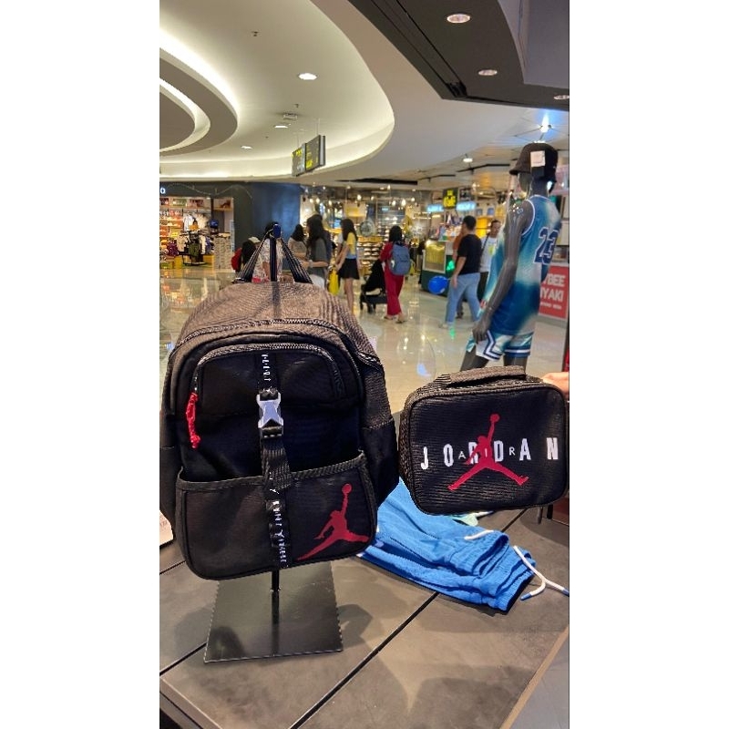 JORDAN backpack anak with lunch box