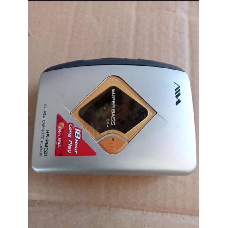 Walkman pemutar kaset Aiwa Ori tanpa Radio