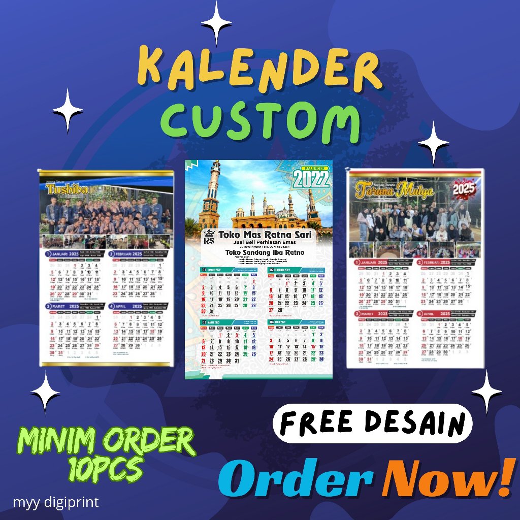 

KALENDER DINDING 4 BULANAN