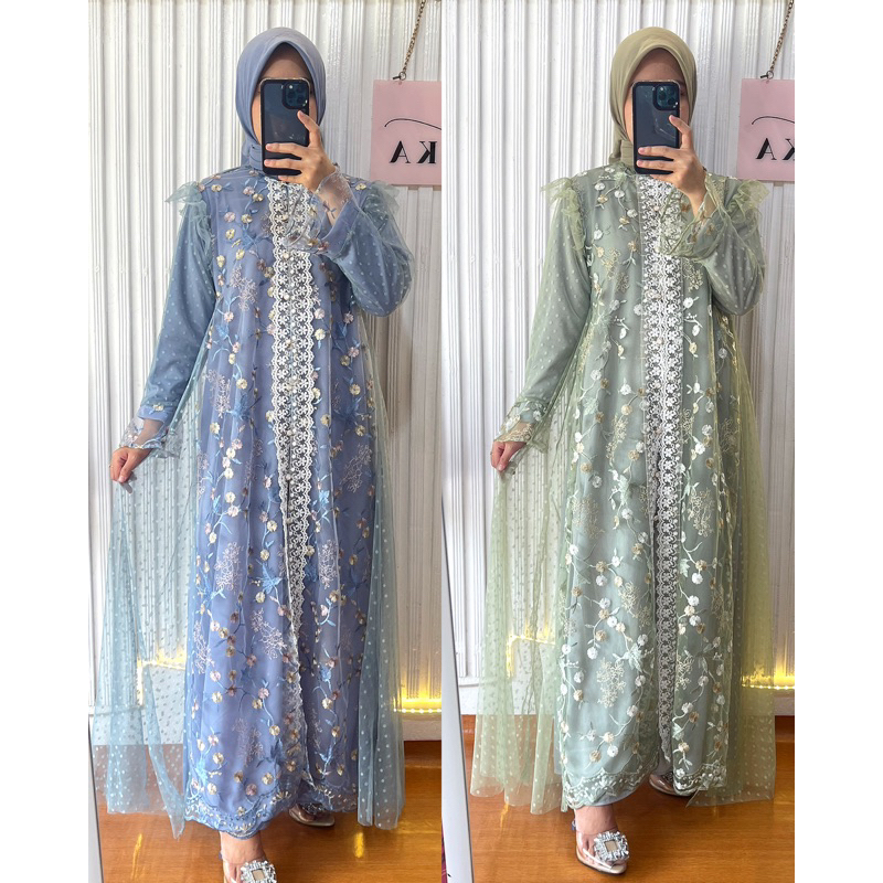 ASKA.ID - FUJI DRESS OUTER GAMIS LEBARAN TILLE
