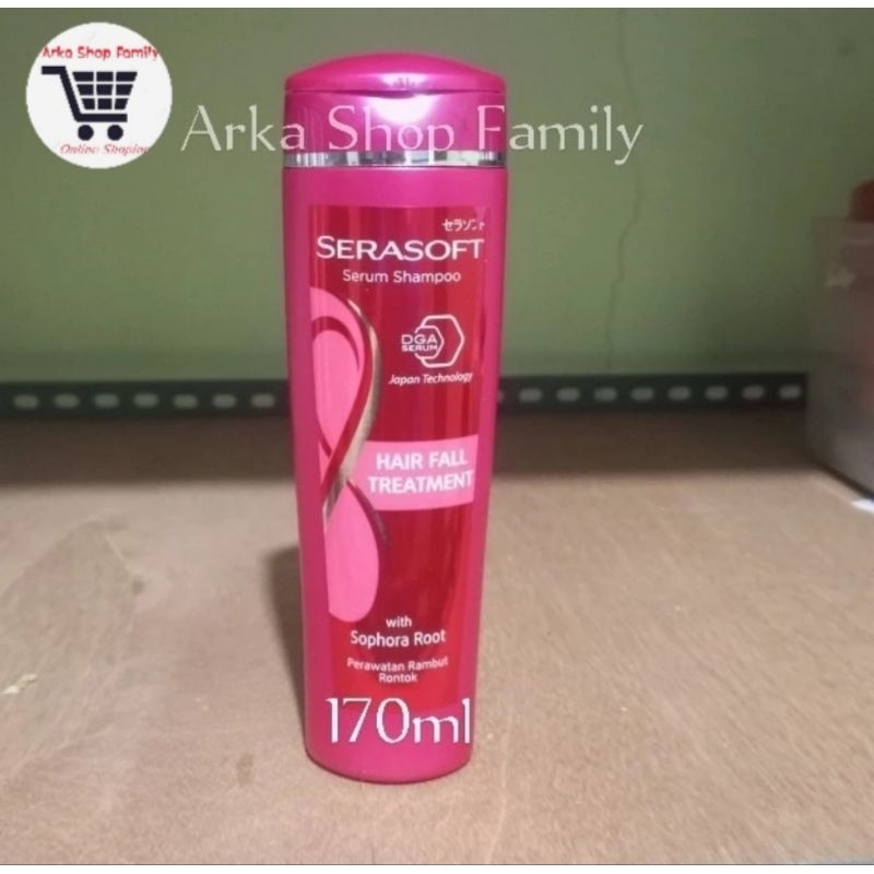 SERASOFT Shampoo Hair Fall Treatment 170ml Hairfall Sampo Rambut Rontok