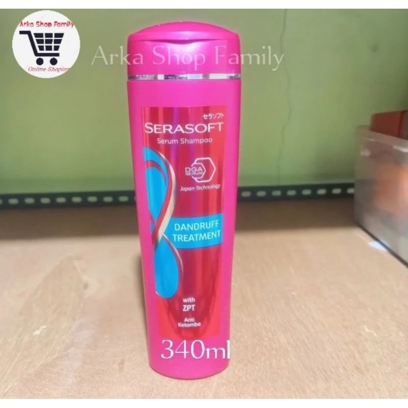 SERASOFT Serum Shampoo Dandruff Treatment Anti Ketombe 340ml