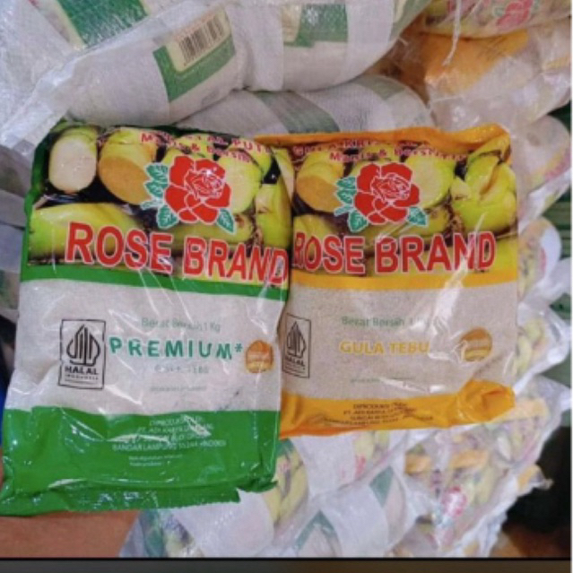 

1 kg Gula Rose Brand 1 kilo Gula Pasir Tebu Kuning Hijau