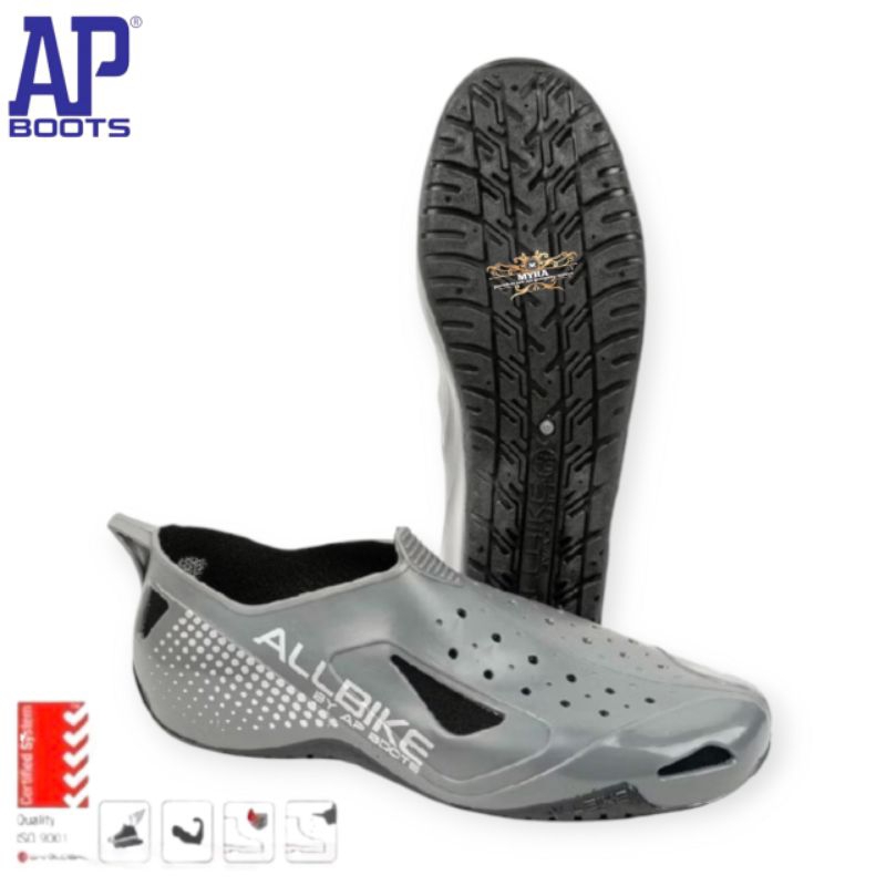 Ap Boots all bike abu Sepatu bike pvc