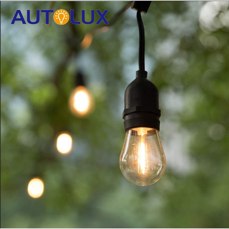 LED bohlam edison-AUTOLUX / cafe / filamen 1W / antik / pijar G45 1W