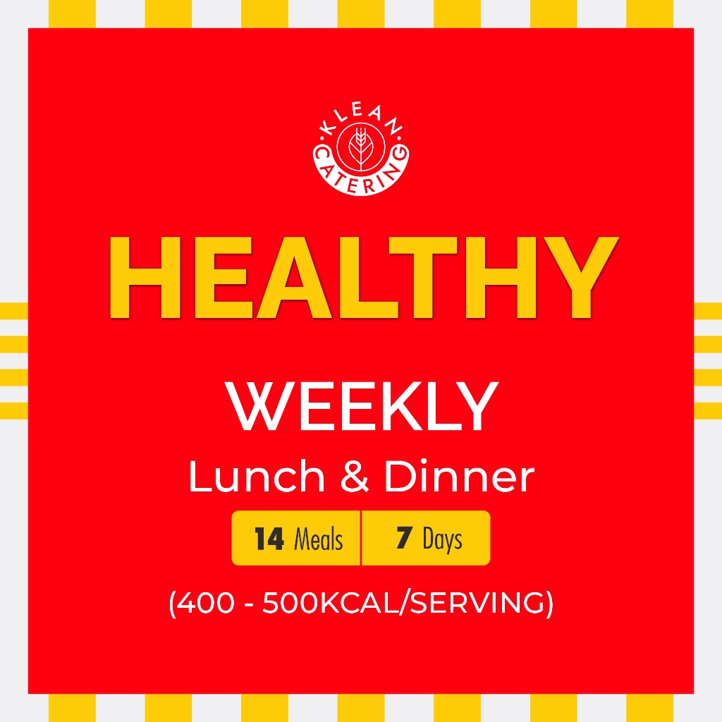 Klean Healthy Diet Catering Sehat - Weekly (14 Meals/7 Days)