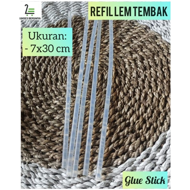 

Refil Lem Tembak Glue stick Diameter 7mmx30 cm/Lem Bakar/Lem Serbaguna