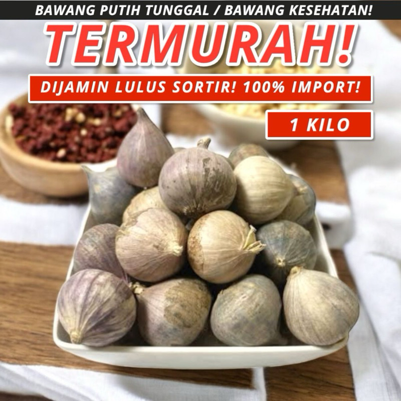 

Bawang Putih Tunggal 1kg 1 KG 1 kilogram 1000gr / Bawang Lanang Fresh 1kg 1kilogram / Bawang Putih Lanang 1000gr Fresh Import Baru / Bawang Tunggal Kecil Sedang Besar Jumbo 1KGram Fresh Termurah Import / Bawang Tunggal Import