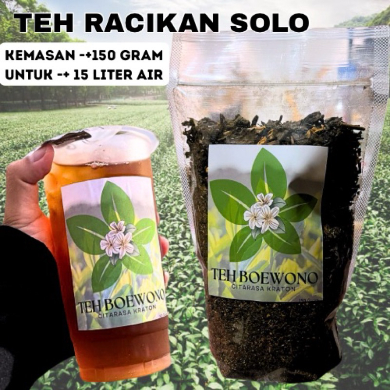 

TEH RACIKAN KHAS SOLO , Lebih kental sepetnya dapet , berat -+ 150 gram bisa untuk -+ 15 liter air