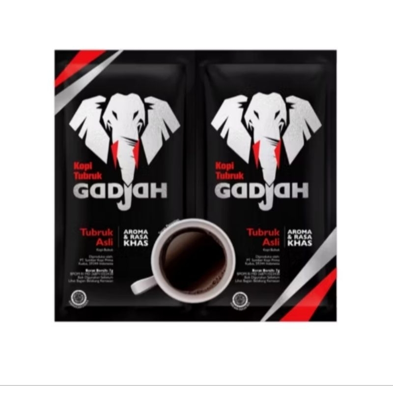 

KOPI GADJAH ASLI RENCENG DUS (10X20X6g)