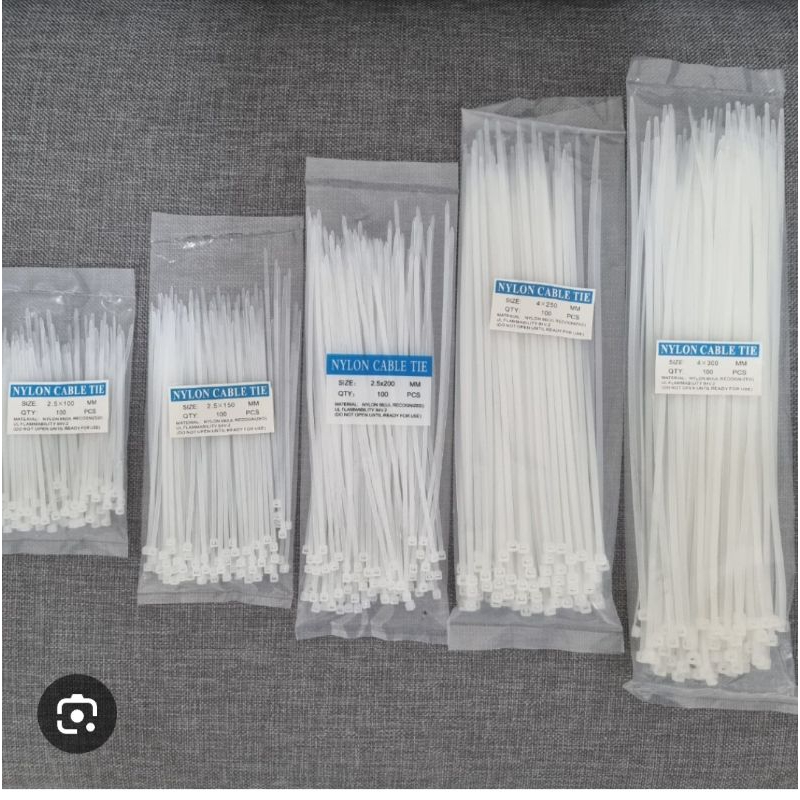 

kabel tie putih ukuran 100cm-300cm