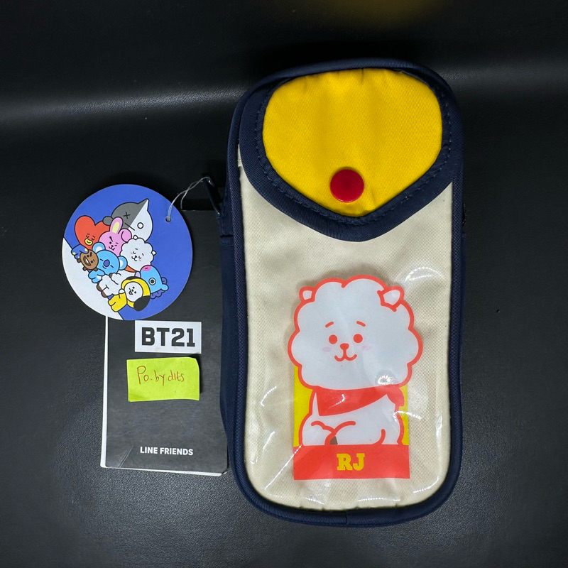 

[READY STOCK] BT21 RJ Line Friends Retro Pencil Case Pouch Original 100% BT21 Character Kim Seok Jin