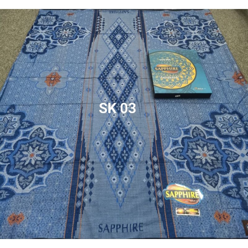 SARUNG  SAPPHIRE KAWUNG JAQUARD (SKJ) Sarung Saphire Kawung Jacquard Original – Sarung Tenun Motif T