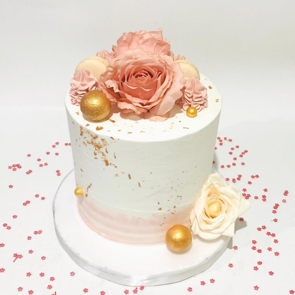 

Kue ulang Tahun/Birthday Cake/Kue Ultah Tema Flower/Flower Cake/Cake Flower
