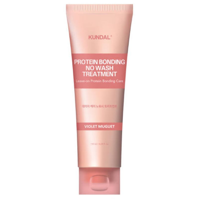 Kundal Protein Bonding Damage Care No Wash Treatment Violet Muguet Leather Iris Vegan Natural Rusak 