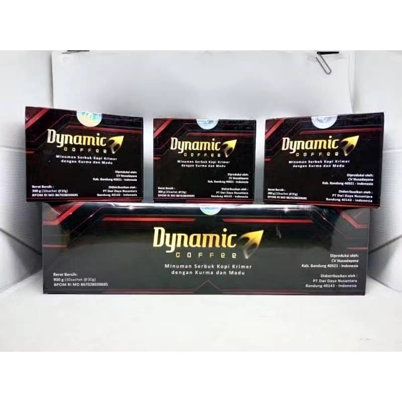 

Kopi dynamic sachet 1box isi 30 sachet