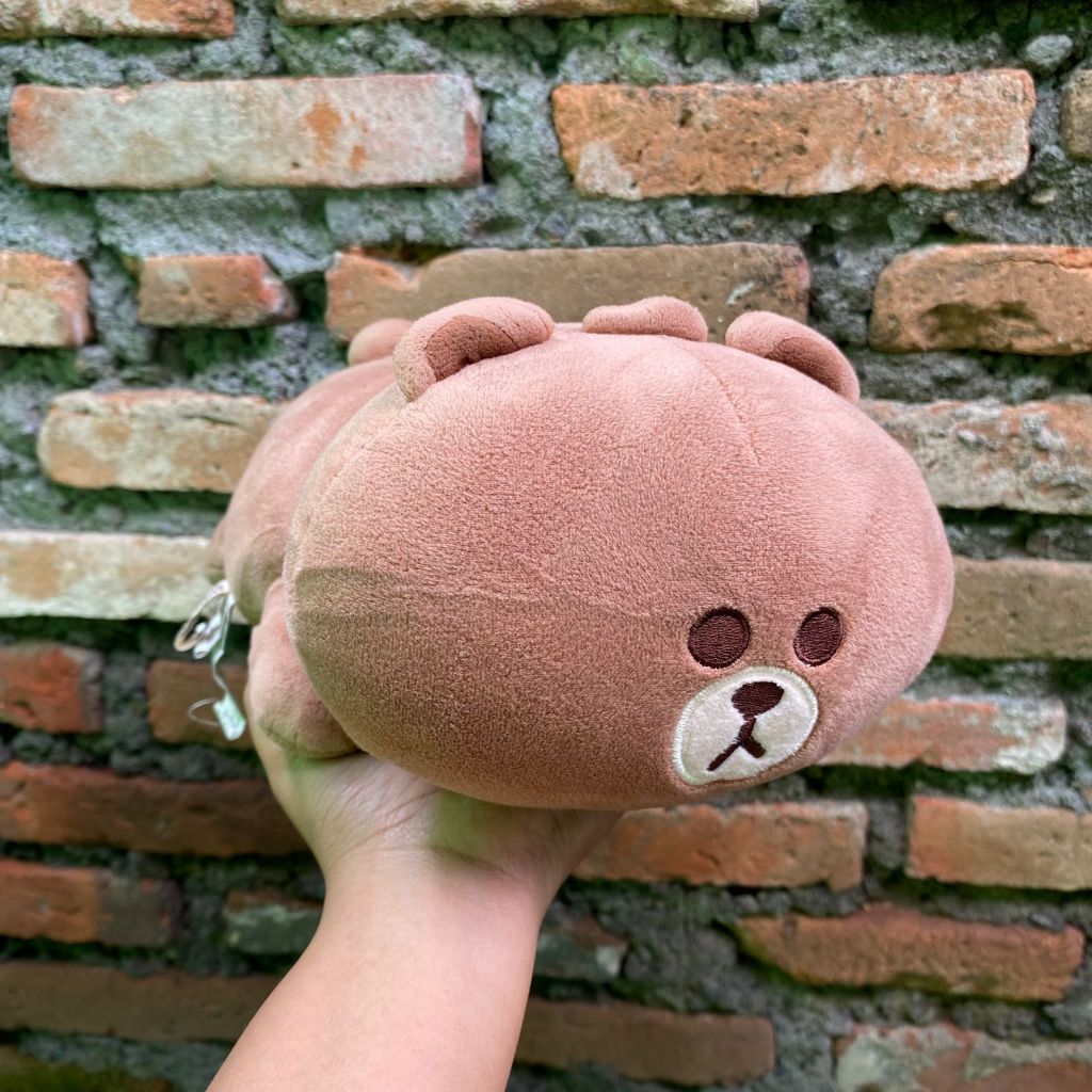 Boneka Brown Line Friends Rebahan