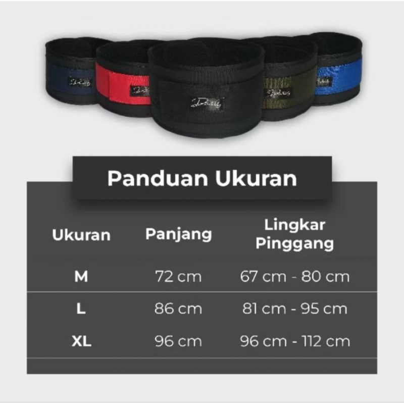 DISKON SABUK GYM FITNESS - BODYBUILDING KORSET FITNES ANGKAT BEBAN