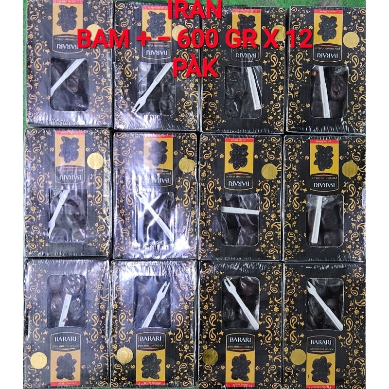 

kurma BAM barari anggur exp 2026 1dus isi 12pc x 600gr