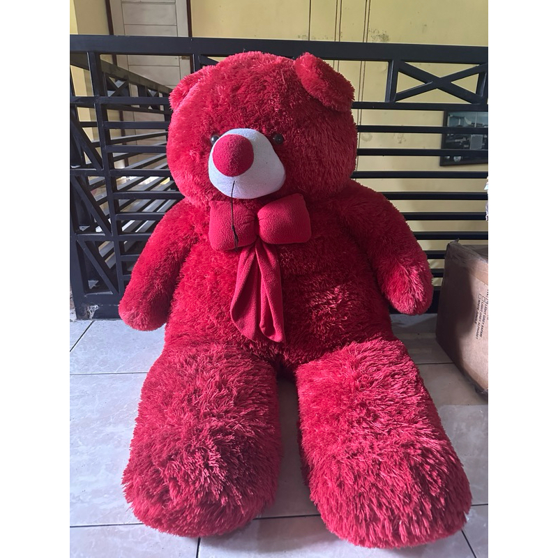 boneka beruang jumbo gendut lembut (preloved)