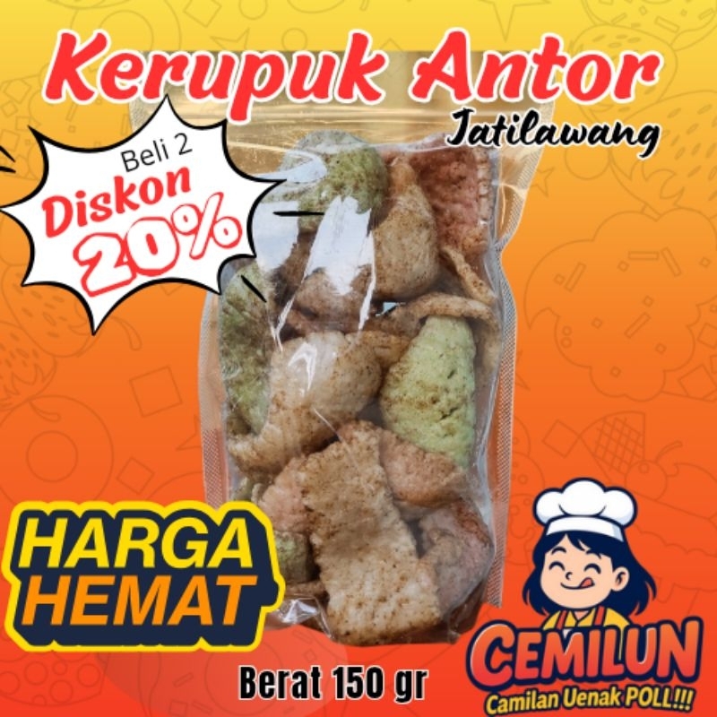 

Kerupuk Antor, kerupuk Jatilawang , kerupuk glopot , kripik renyah , krupuk cemilun