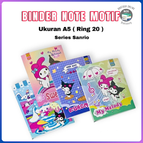 

HJK BOS Binder Note A5/Buku Ring Besi/Buku Spiral/Spiral Book