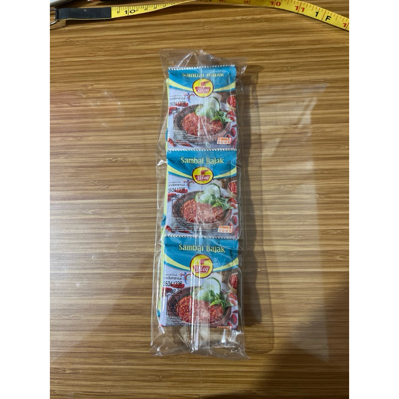 

SAMBAL TERASI FINA VARIAN SAMBAL BAJAK 1 pak isi 10 pcs