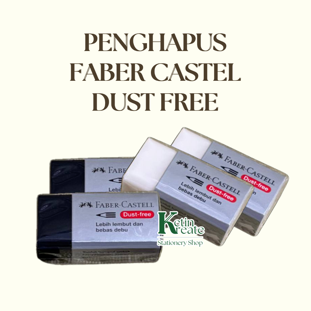 

Penghapus / Eraser Faber Castell | Dust Free | Size Kecil