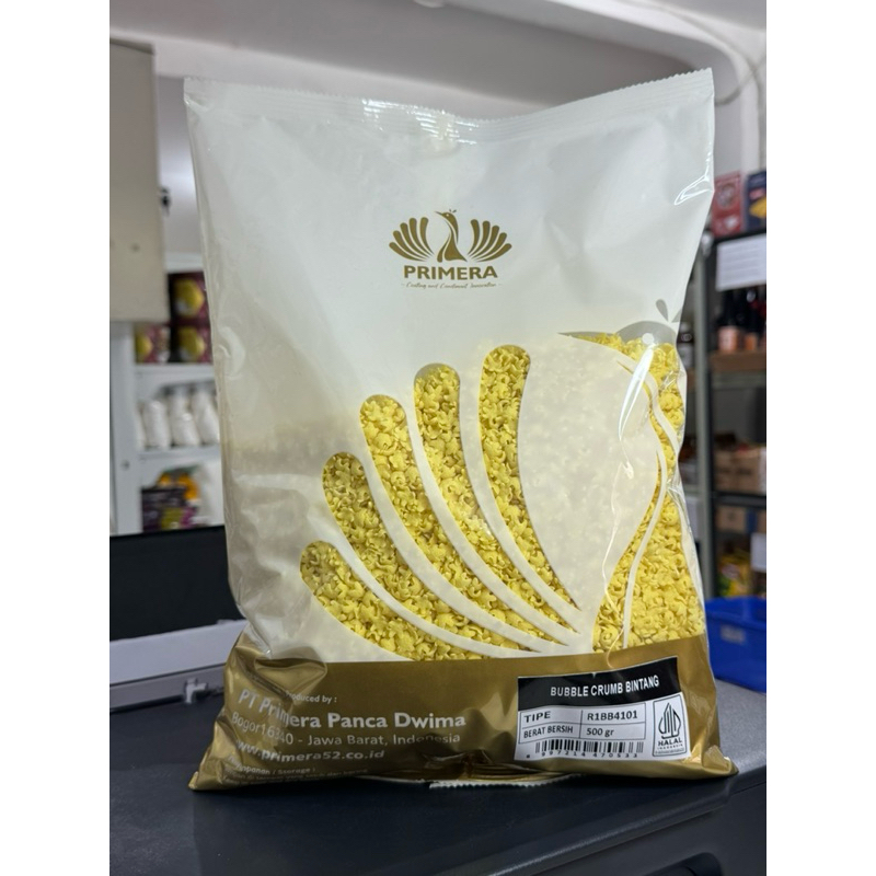 

PRIMERA BUBBLE CRUMB BINTANG 500gr
