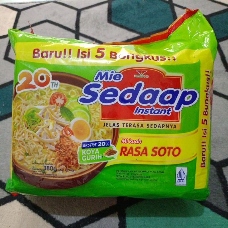 

Mie Sedaap Soto Isi 5