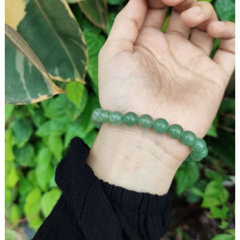 Crystal Cosset Green Aventurine Bracelet