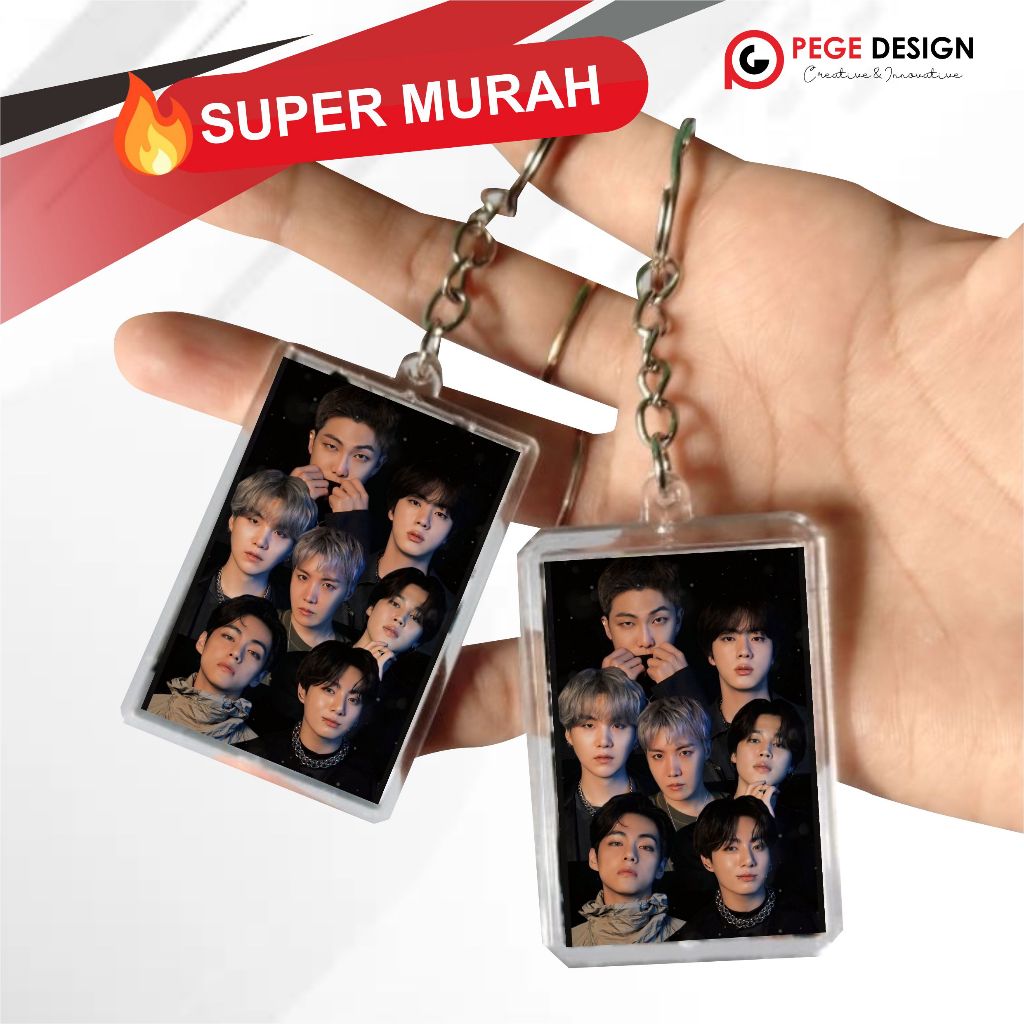 Gantungan Kunci Akrilik | Ganci BTS | Gantungan Kunci BTS