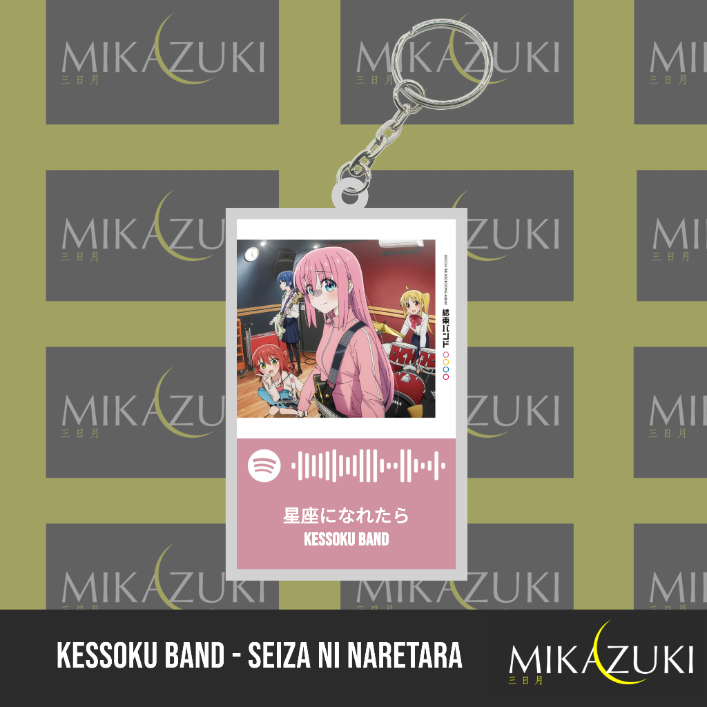 GANTUNGAN KUNCI AKRILIK SPOTIFY - KESSOKU BAND / BOCCHI / BOCCHI THE ROOCK