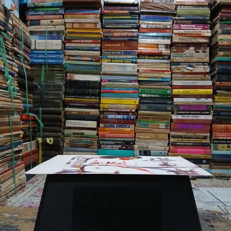 

lukisan cat minyak size tinggi 27cm lebar 40cm