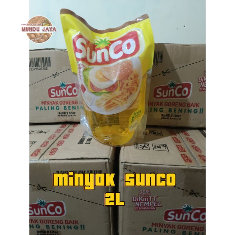 

Sunco minyak goreng kemasan 2L pouch