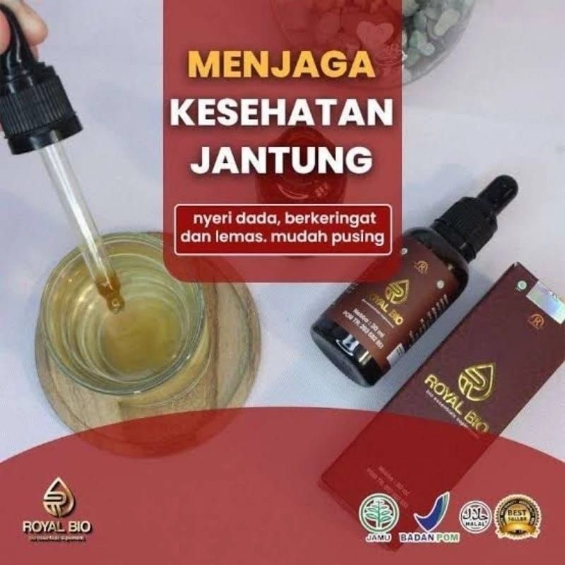 ROYAL BIO ORIGINAL BUAT JANTUNG MENURUNKAN TEKANAN DARAH TINGGI ROYAL BIO BPOM
