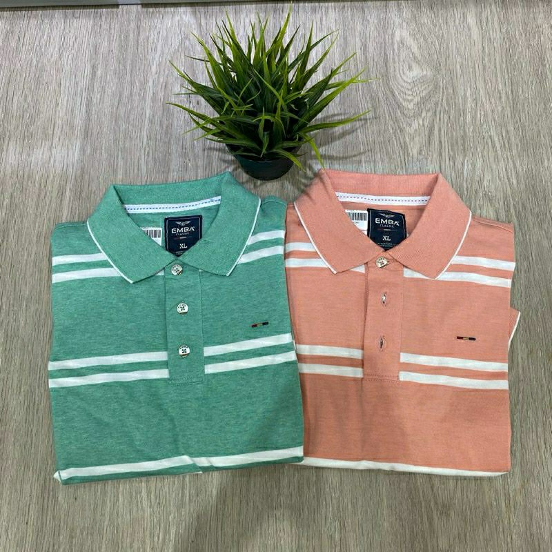 kaos kerah emba pria original NO TAG