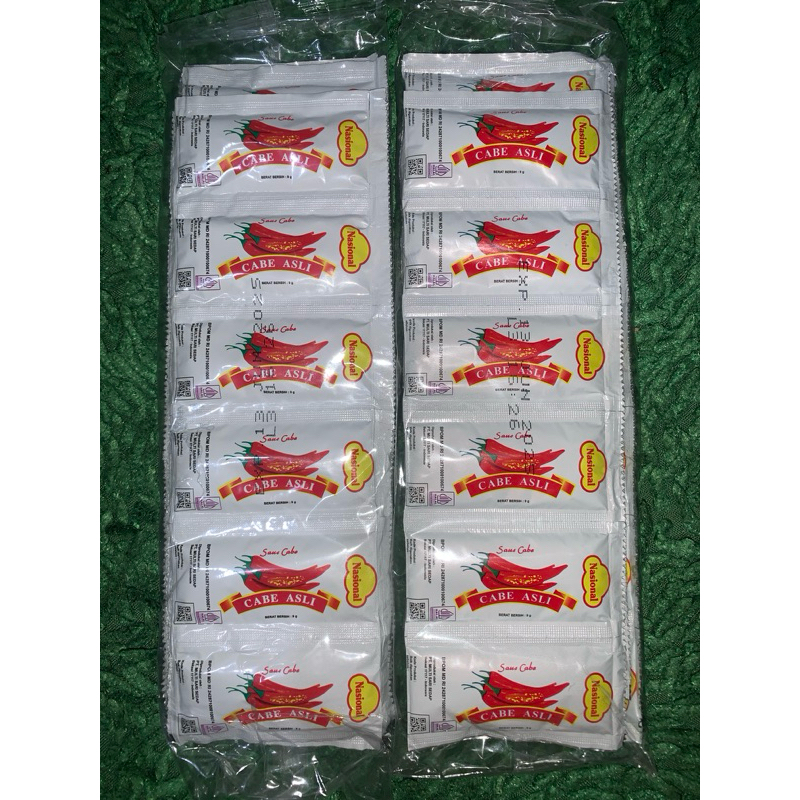 

sambal nasional saset 1pak isi 24 pcs