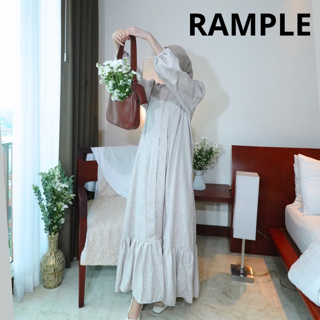 Abella Long Dress by tunicis Fashion Muslim Wanita