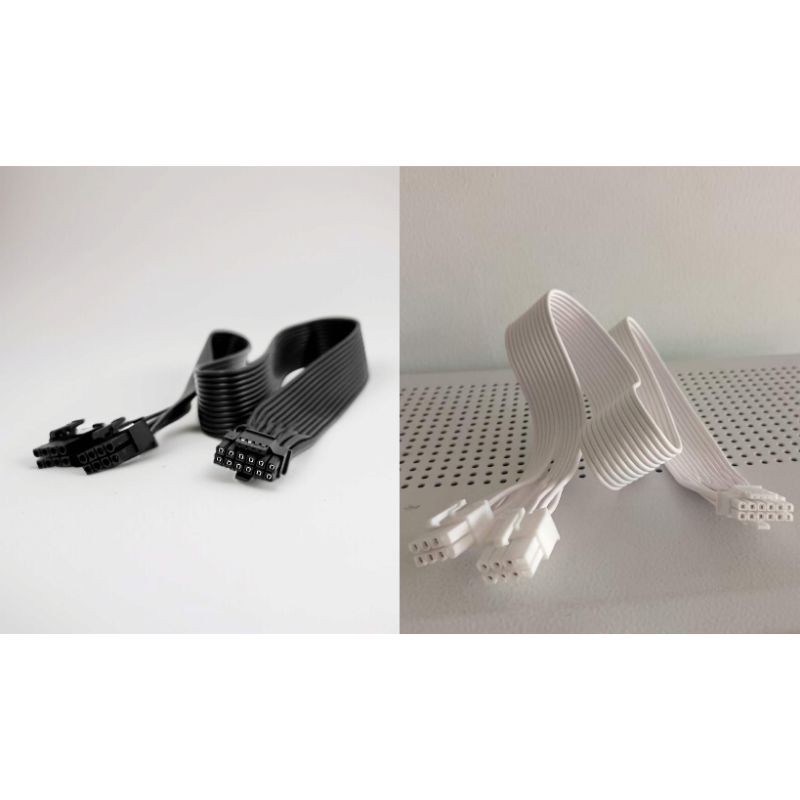 Kabel Modular PSU BE QUIET 12VHPWR (Flat) untuk RTX 4000 Series ATX3.0 CEM 5.0 PCIe Power Cable