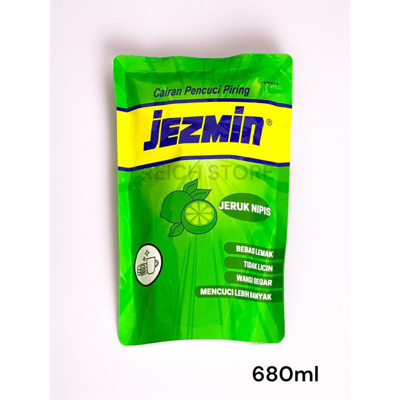 Jezmin Cairan Pencuci Piring Jeruk Nipis 680ML