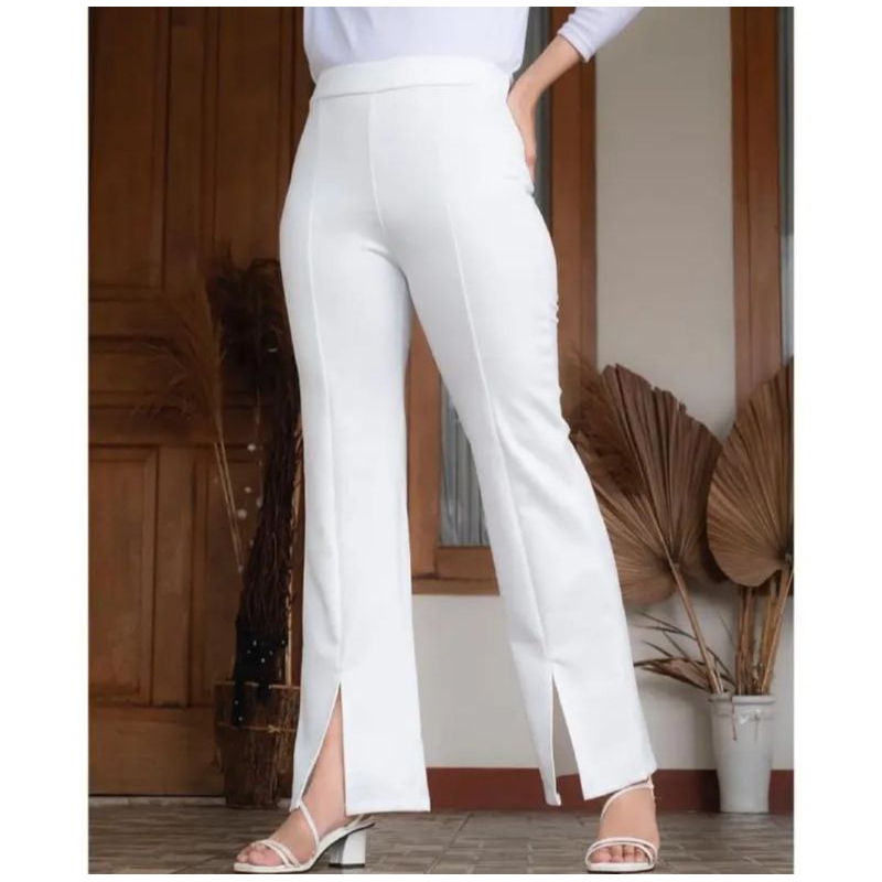 CELANA CUTBRAY BELAH DEPAN BAHAN SCUBA PREMIUM TEBAL CELANA CUTBRAY BELAH BAWAH TRENDY